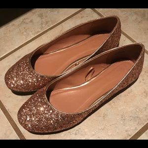 Rose Gold flats